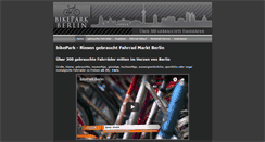 Desktop Screenshot of bikeparkberlin.de